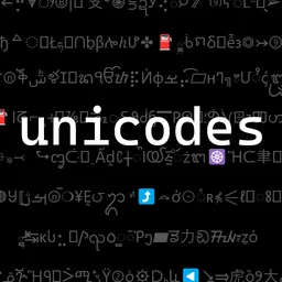 unicodes